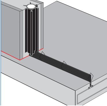 KS – система для трехслойных стен  KAB – комби- профиль для рабочих швов и усадочных труб